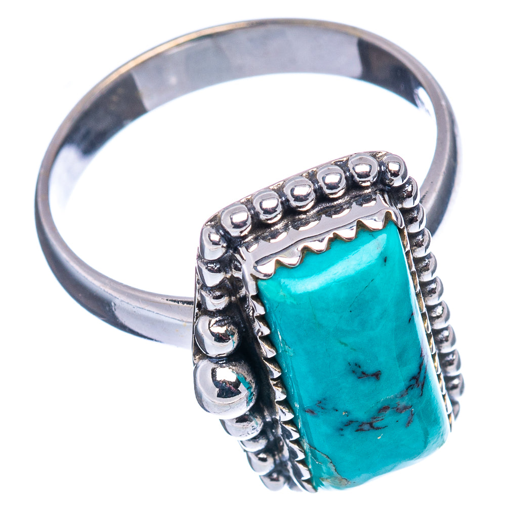 Rare Kingman Turquoise Ring Size 8 (.925 Sterling Silver)
