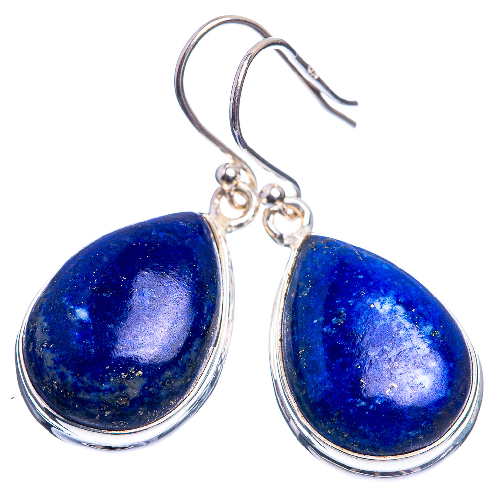 Lapis Lazuli Earrings 1 3/8" (925 Sterling Silver) E432431