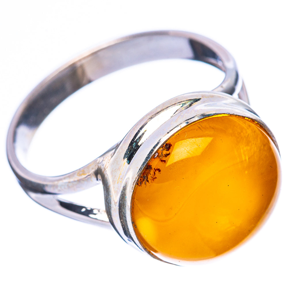 Baltic Amber 925 Sterling Silver Ring Size 8.25 (925 Sterling Silver) R3847
