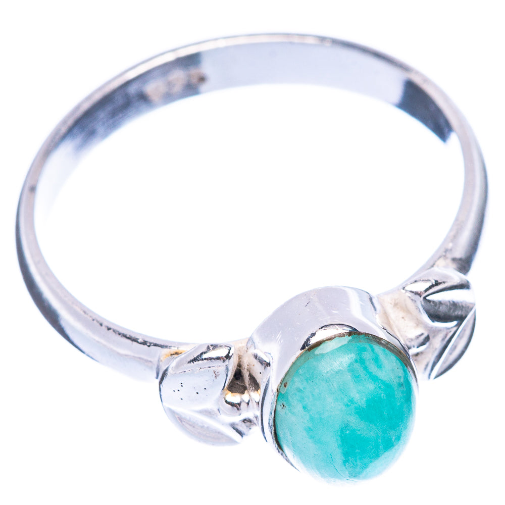 Amazonite Ring Size 8 (925 Sterling Silver) R5589