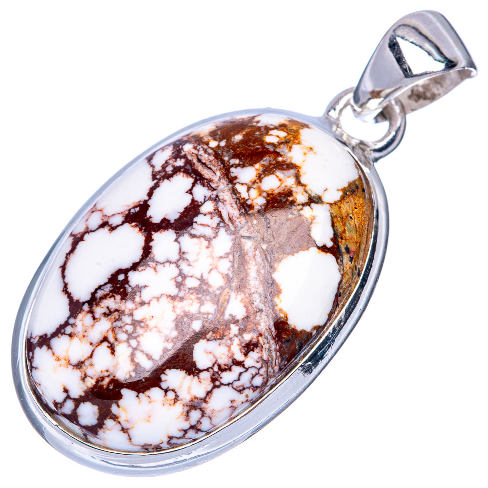 Wild Horse Jasper Pendant 1 3/8" (925 Sterling Silver) P41377