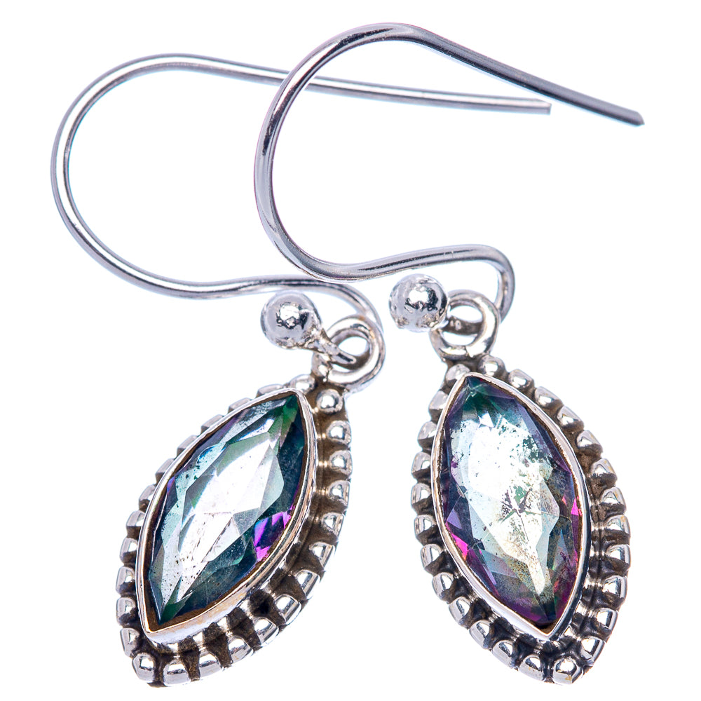 Mystic Topaz EarDainty Rings 1 1/8" (925 Sterling Silver) E433138