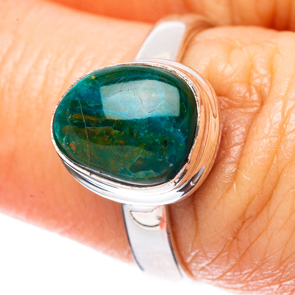 Peruvian Opal Ring Size 7 (925 Sterling Silver) R3941