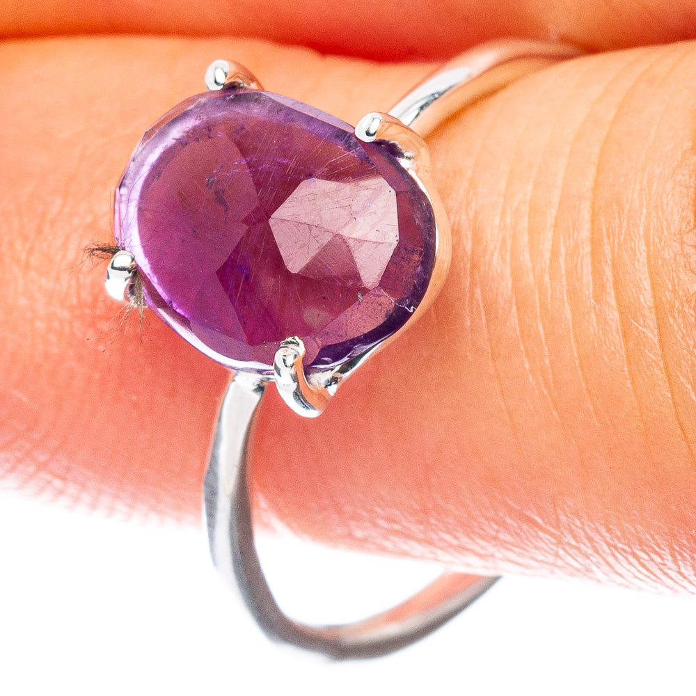 Value Amethyst Ring Size 8 (925 Sterling Silver) R7564