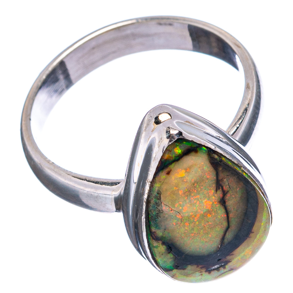 Rare Sterling Opal Ring Size 6 (.925 Sterling Silver)