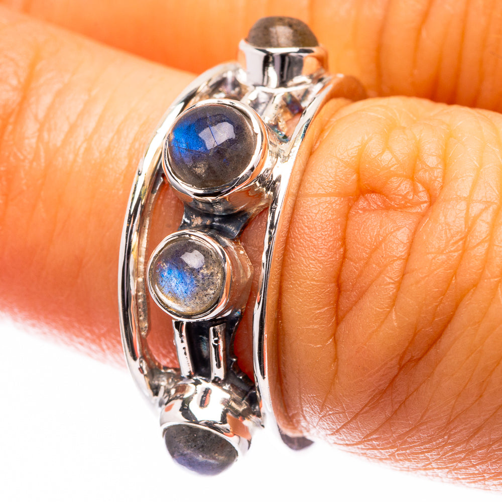 Premium Labradorite Ring Size 6.5 (925 Sterling Silver) R141833