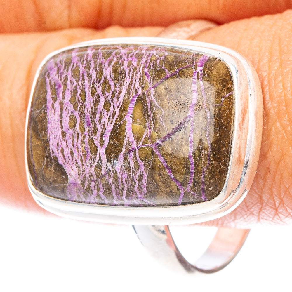 Purpurite Ring Size 13 (925 Sterling Silver) R6910