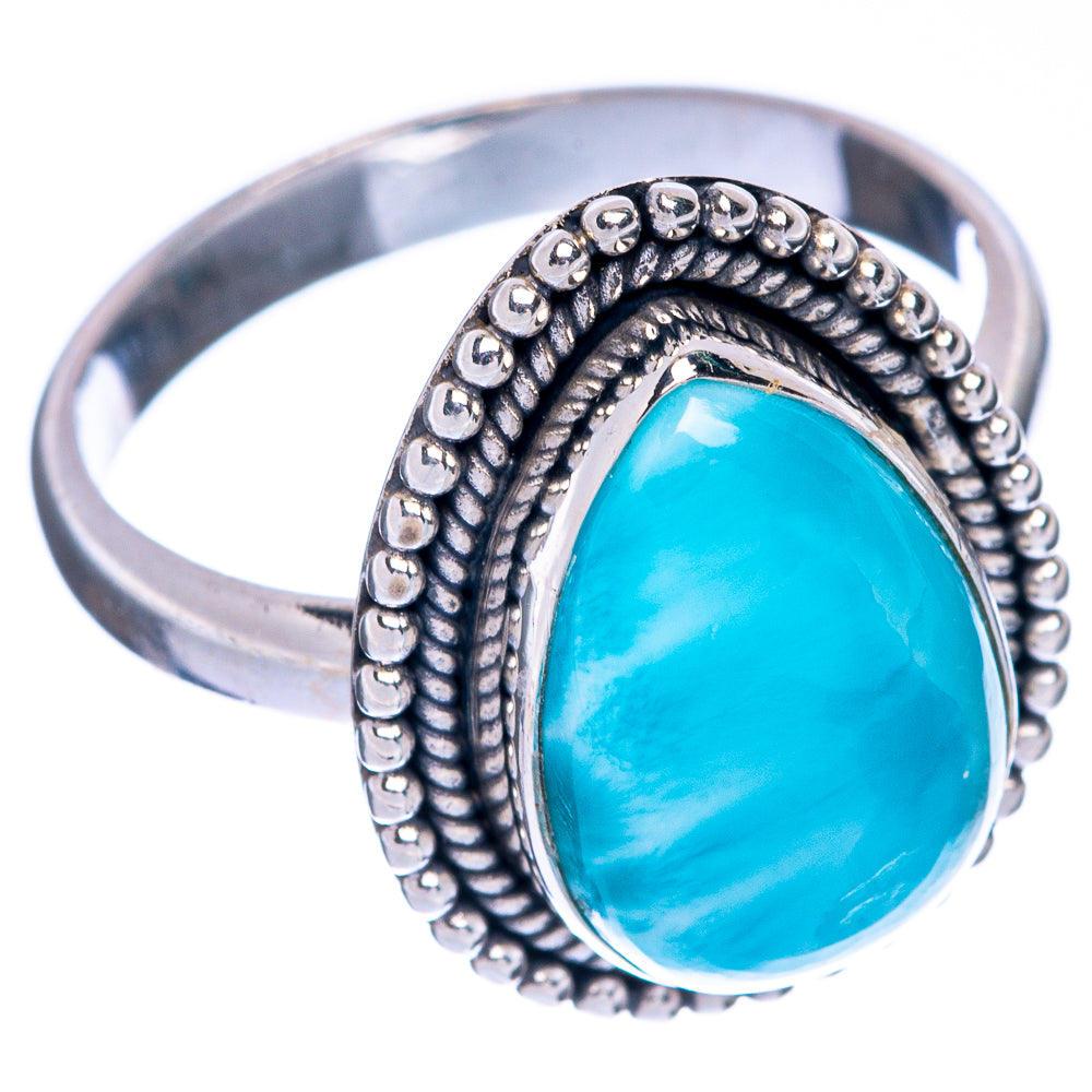 Larimar Ring Size 9 (925 Sterling Silver) R144582