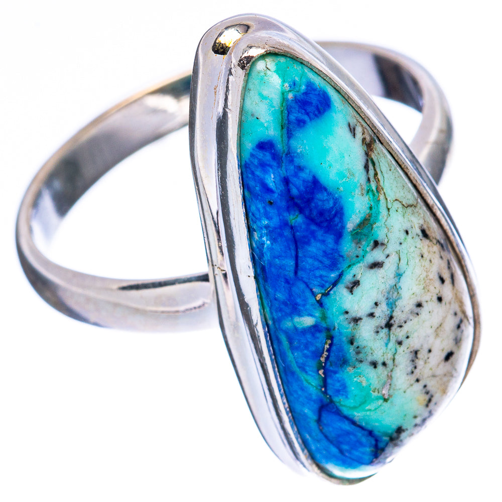 K2 Blue Azurite Ring Size 11 (925 Sterling Silver) R3384