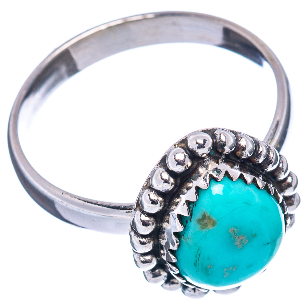 Rare Kingman Turquoise Ring Size 8.5 (.925 Sterling Silver)