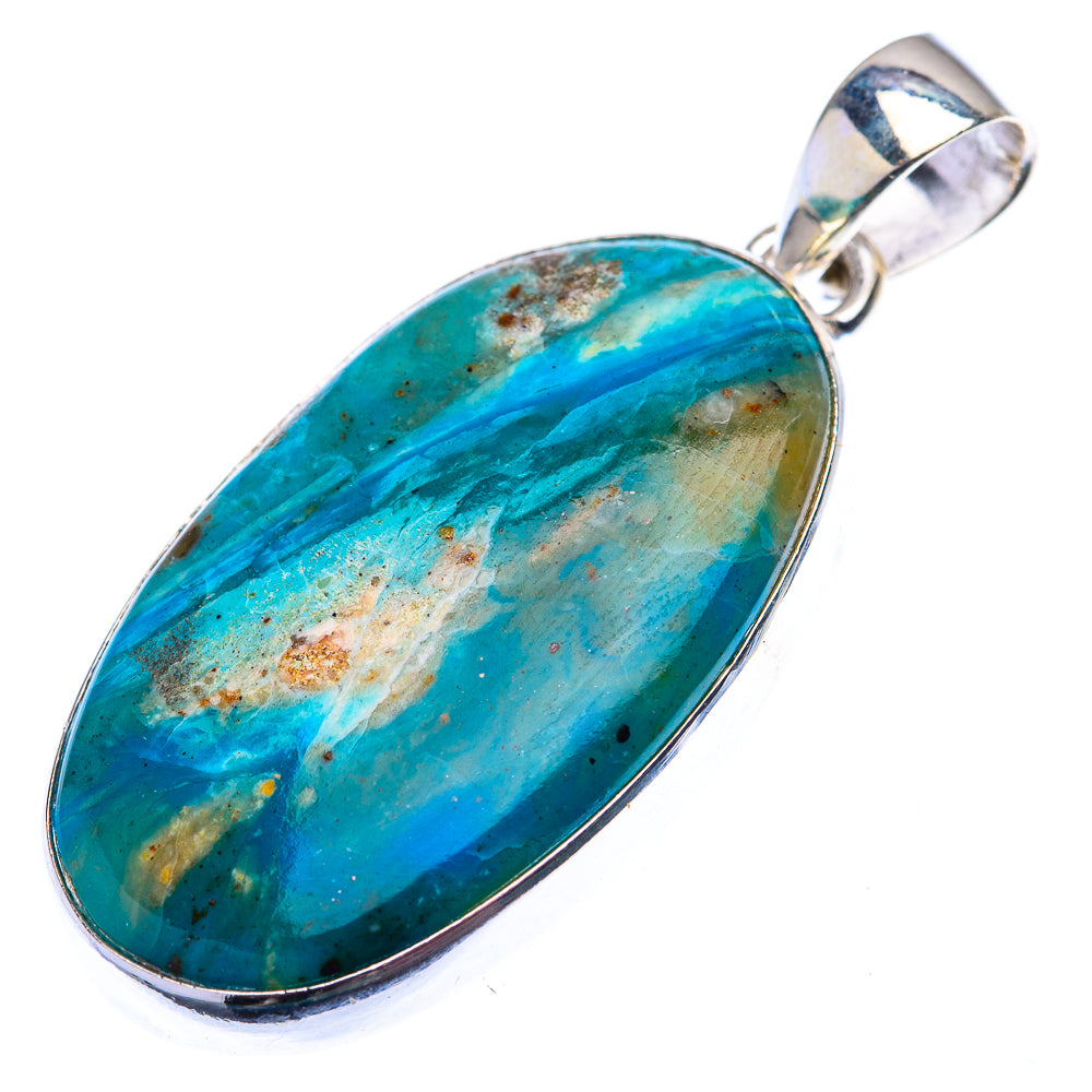 Peruvian Opal Pendant 1 5/8" (925 Sterling Silver) PD38545