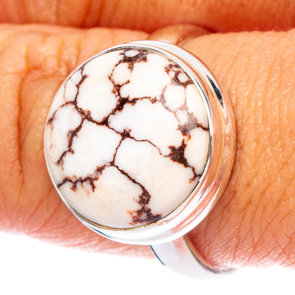 Wild Horse Jasper Ring Size 10 (925 Sterling Silver) R6788