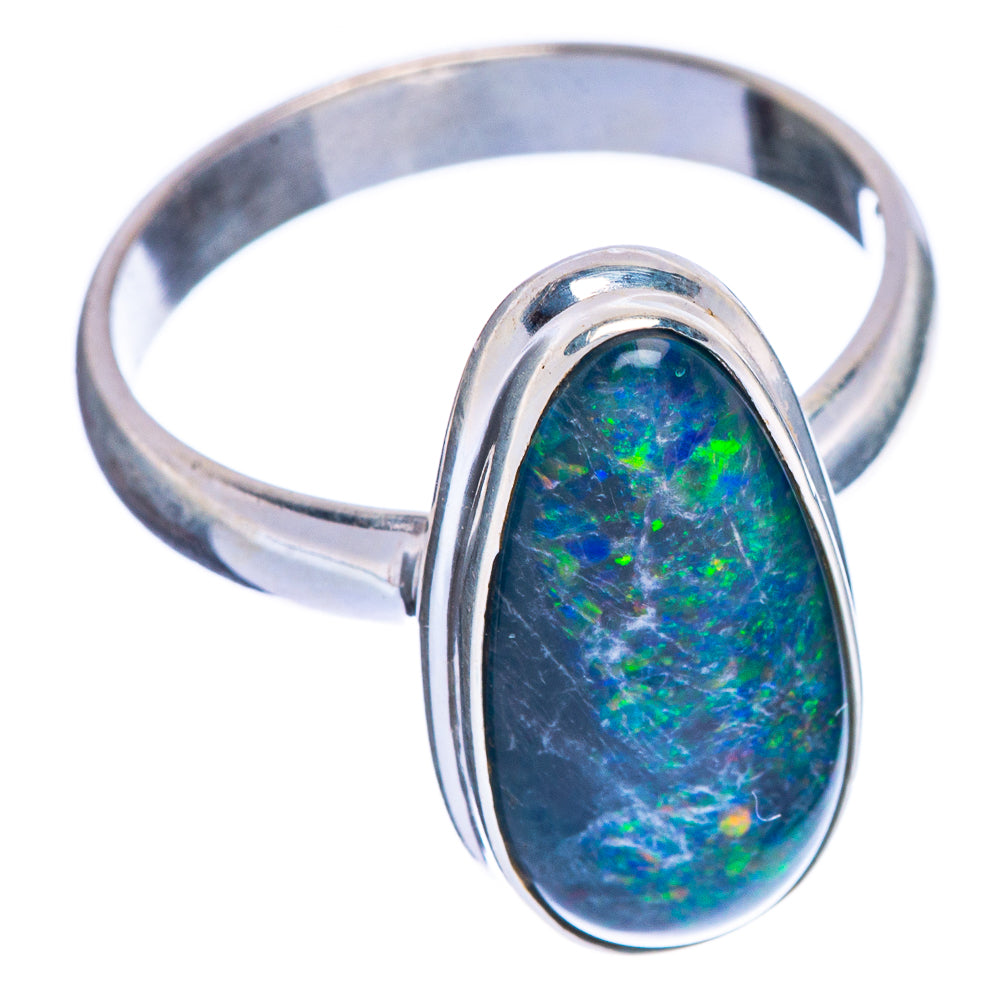 Triplet Opal Ring Size 8.75 (925 Sterling Silver) R147253