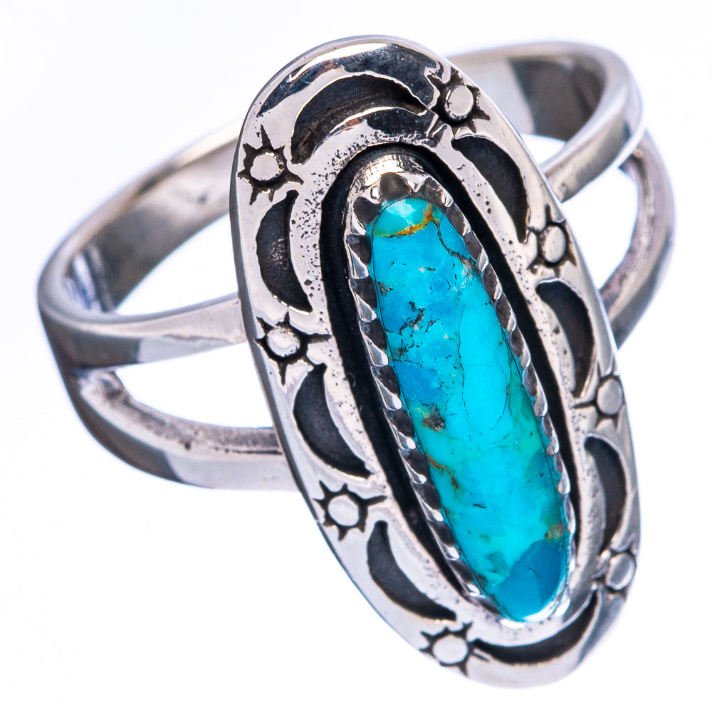 Rare Arizona Turquoise Ring Size 8.75 (925 Sterling Silver) R2385