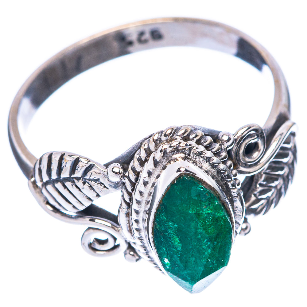 Green Sillimanite Ring Size 7 (925 Sterling Silver) R5543