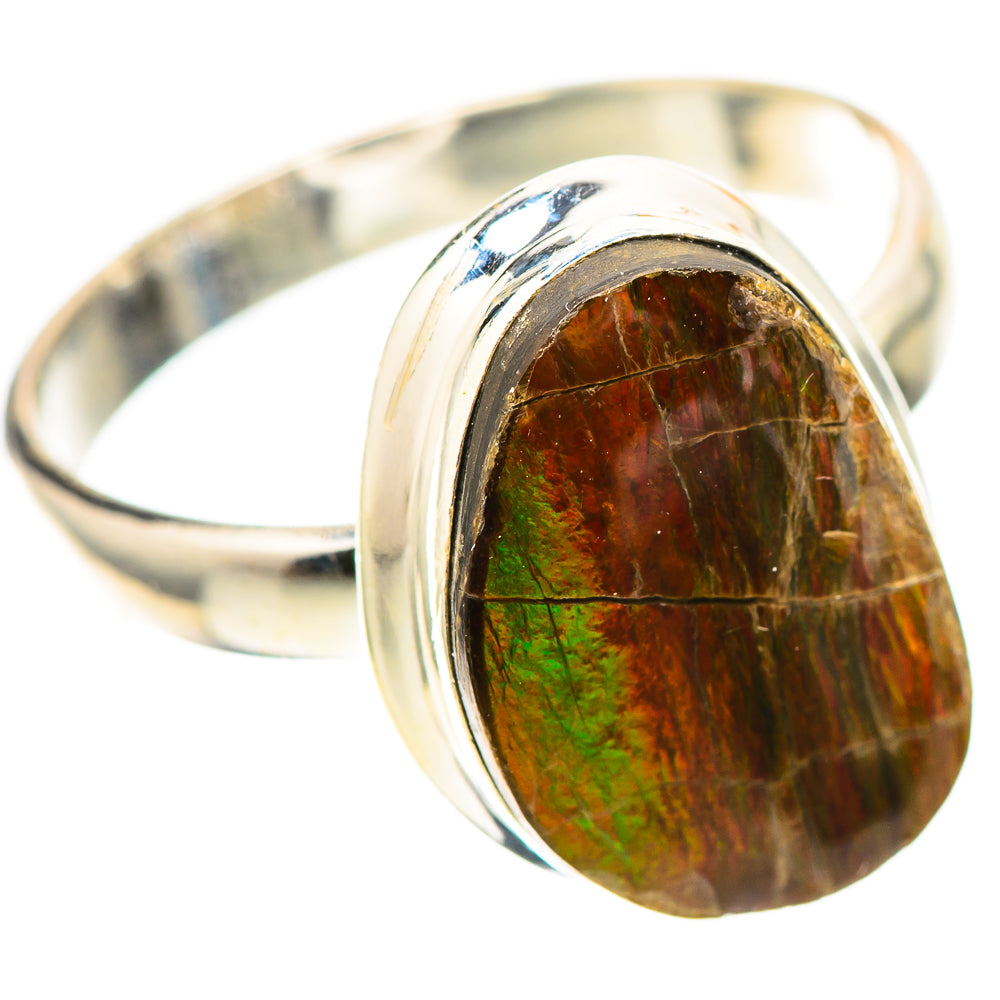 Canadian Ammolite Ring Size 9.75 (925 Sterling Silver) RING138964