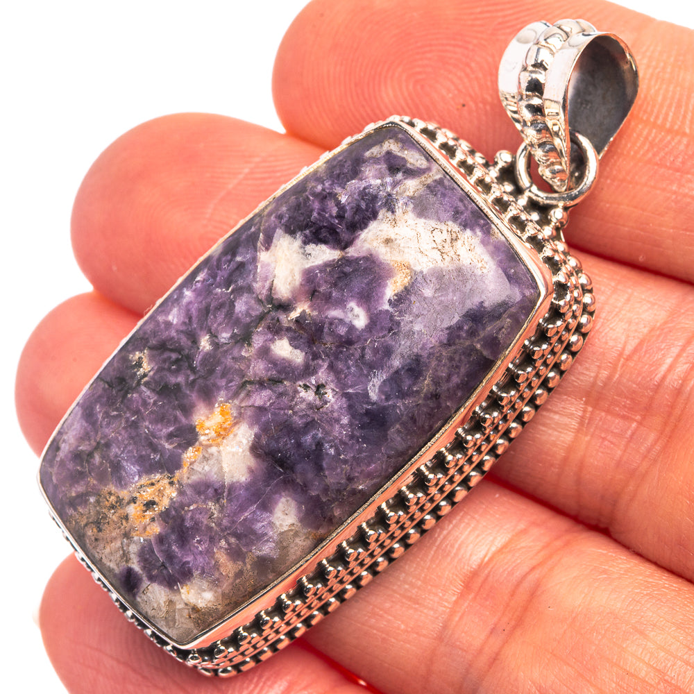 Kammererite Pendant 1 7/8" (925 Sterling Silver) P38934