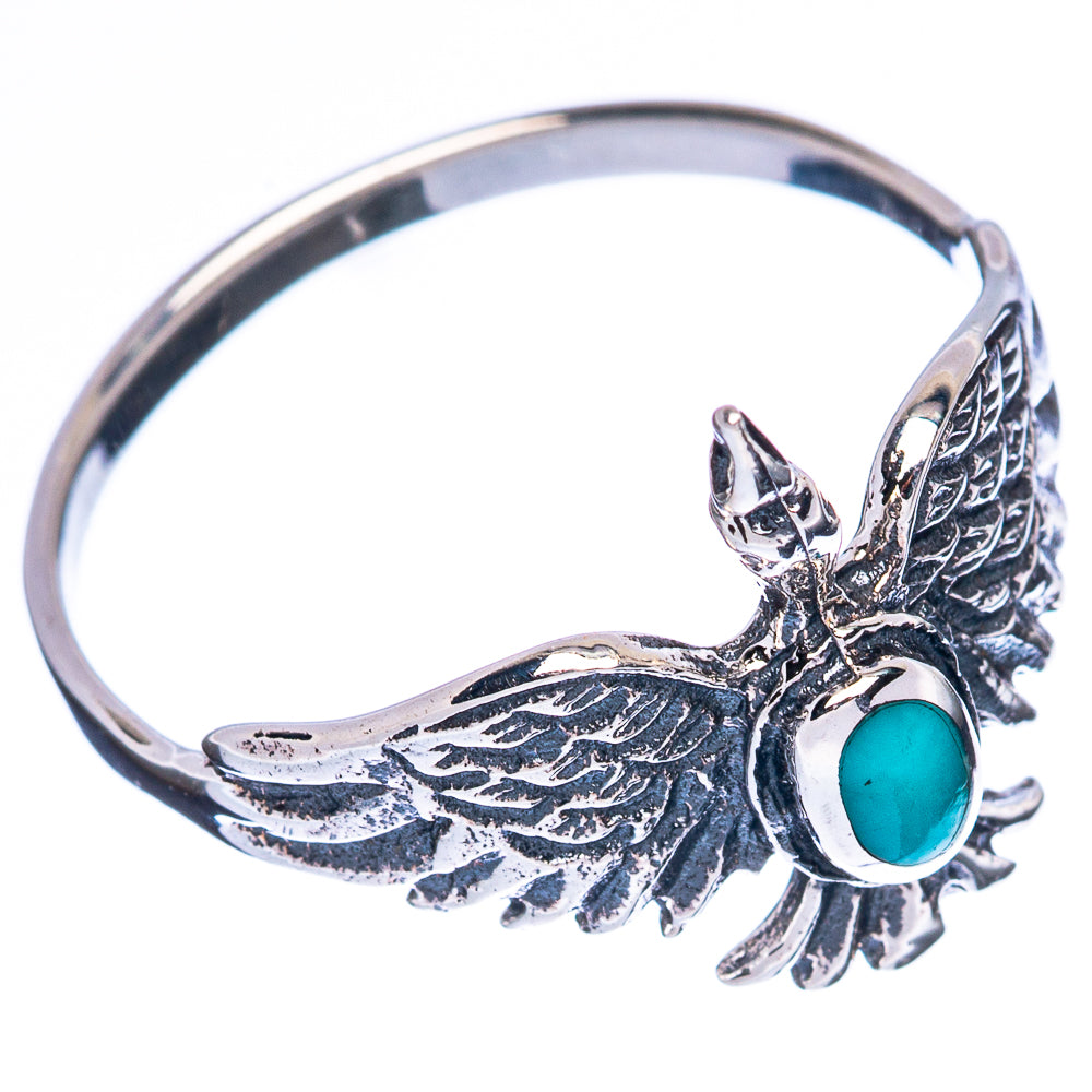 Rare Arizona Turquoise Bird Ring Size 9.5 (925 Sterling Silver) R3255