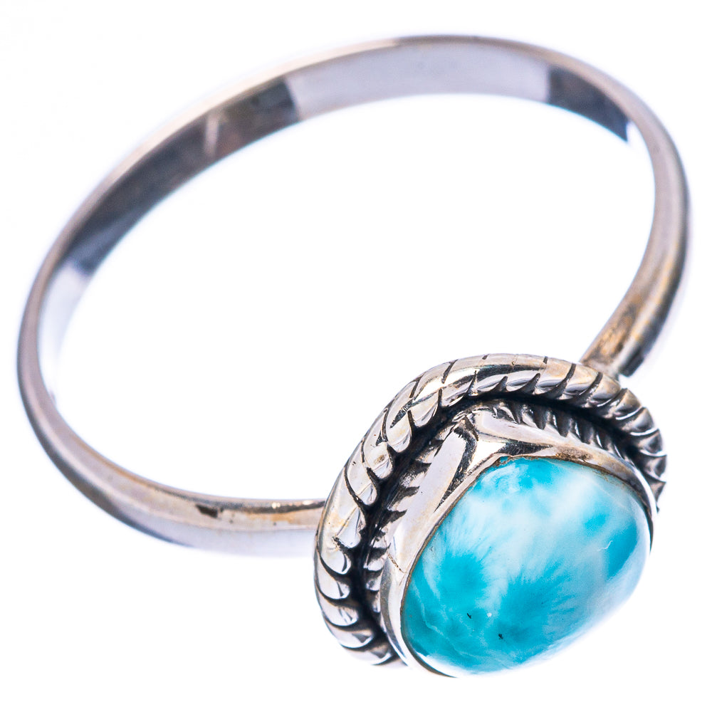 Larimar Ring Size 8.5 (925 Sterling Silver) R4280