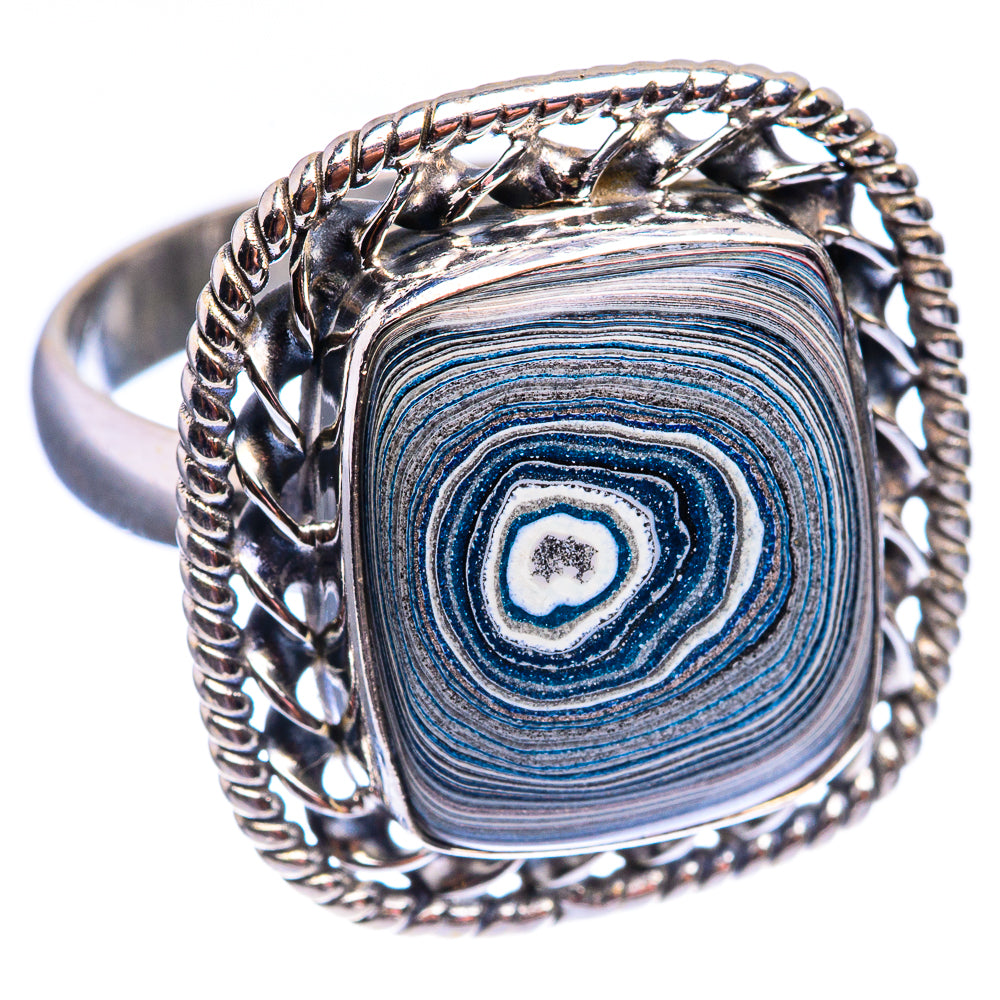 Fordite Ring Size 9.25 (925 Sterling Silver) R141947
