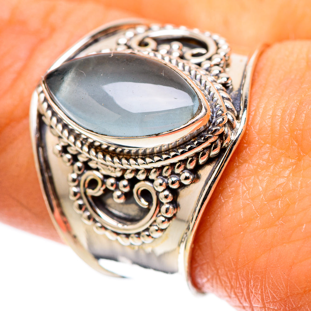 Natural Aquamarine Ring Size 9 (925 Sterling Silver) RING138739