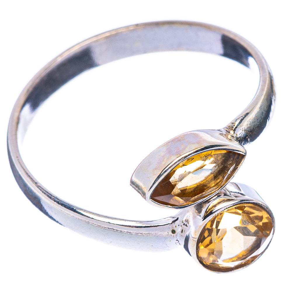Faceted Citrine Ring Size 9 (925 Sterling Silver) R146820