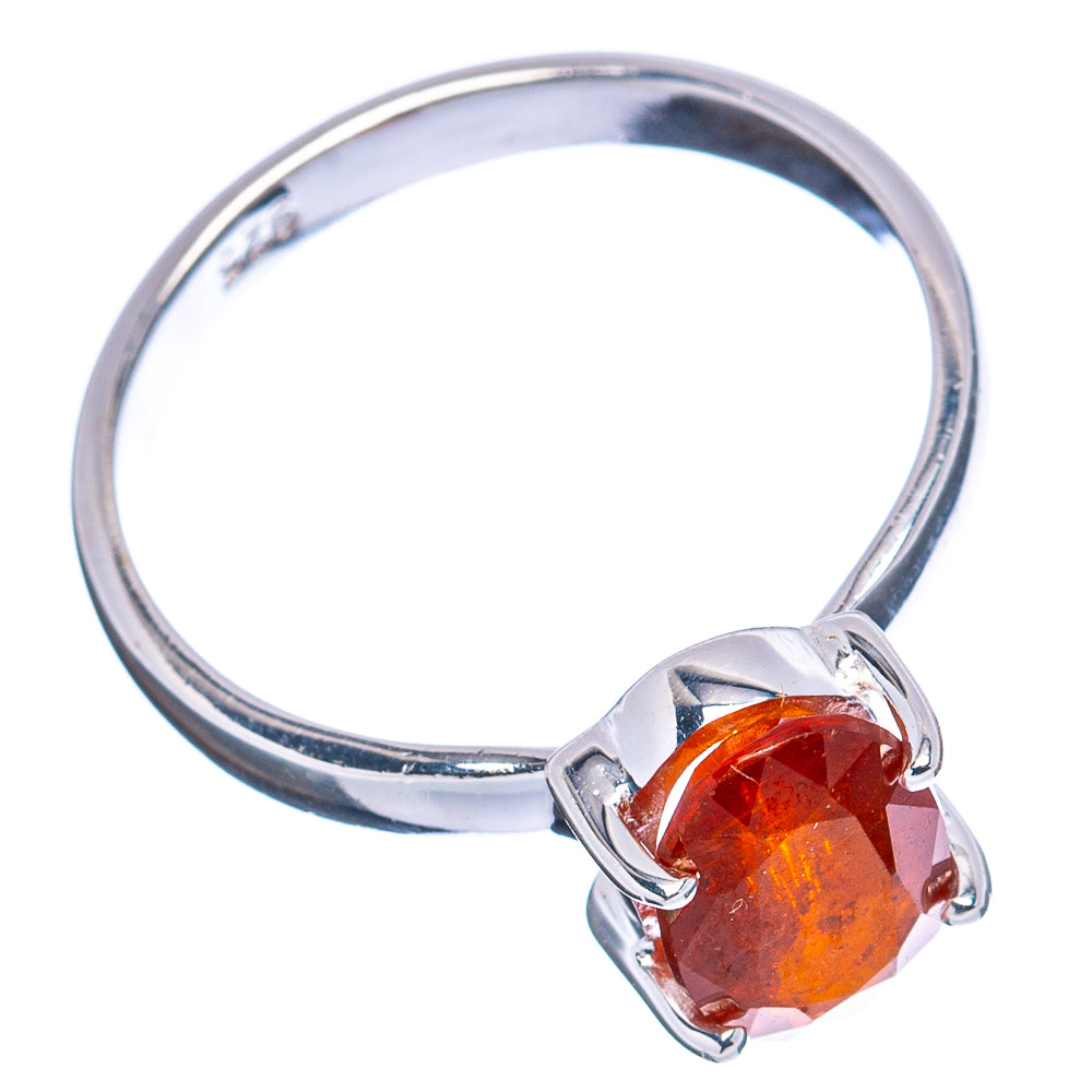 Orange Kyanite Ring Size 7 (.925 Sterling Silver)