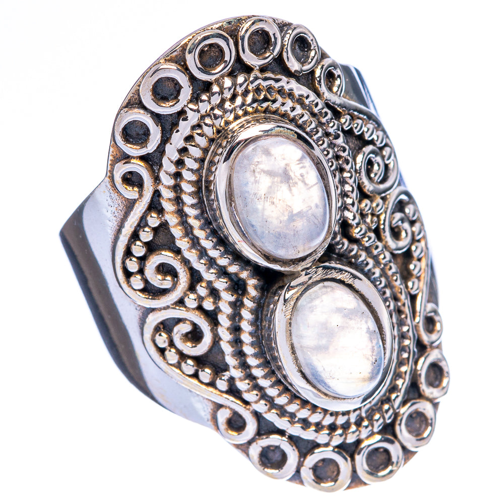 Rainbow Moonstone Ring Size 7 (925 Sterling Silver) R146228