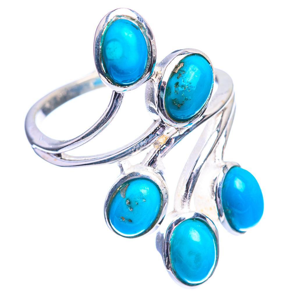 Tibetan Turquoise Ring Size 9.5 (925 Sterling Silver) R142248
