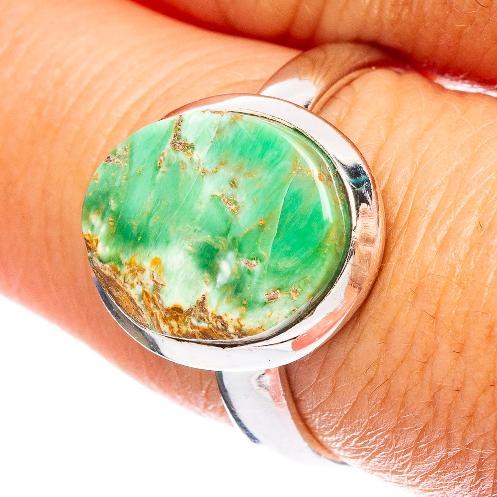 Variscite Ring Size 8 (925 Sterling Silver) R6817