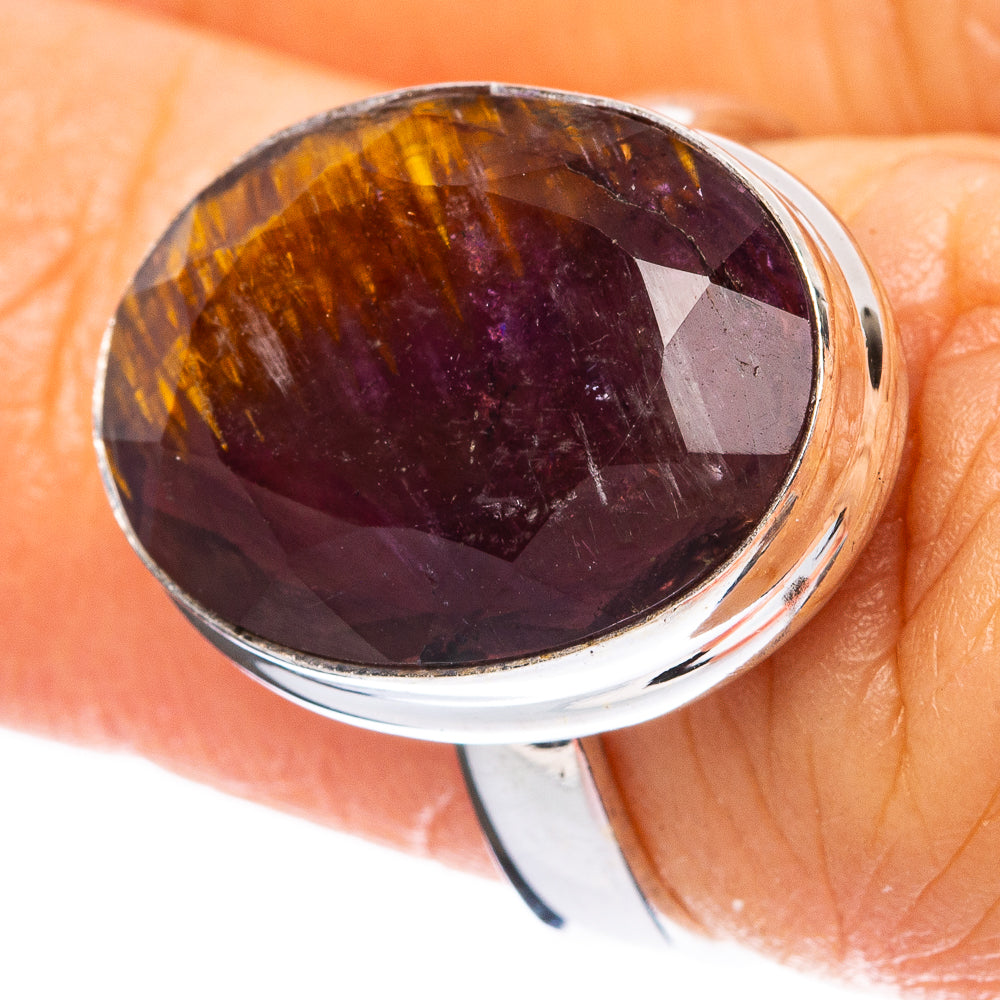 Rare Cacoxenite Ring Size 5.75 (925 Sterling Silver) R4182