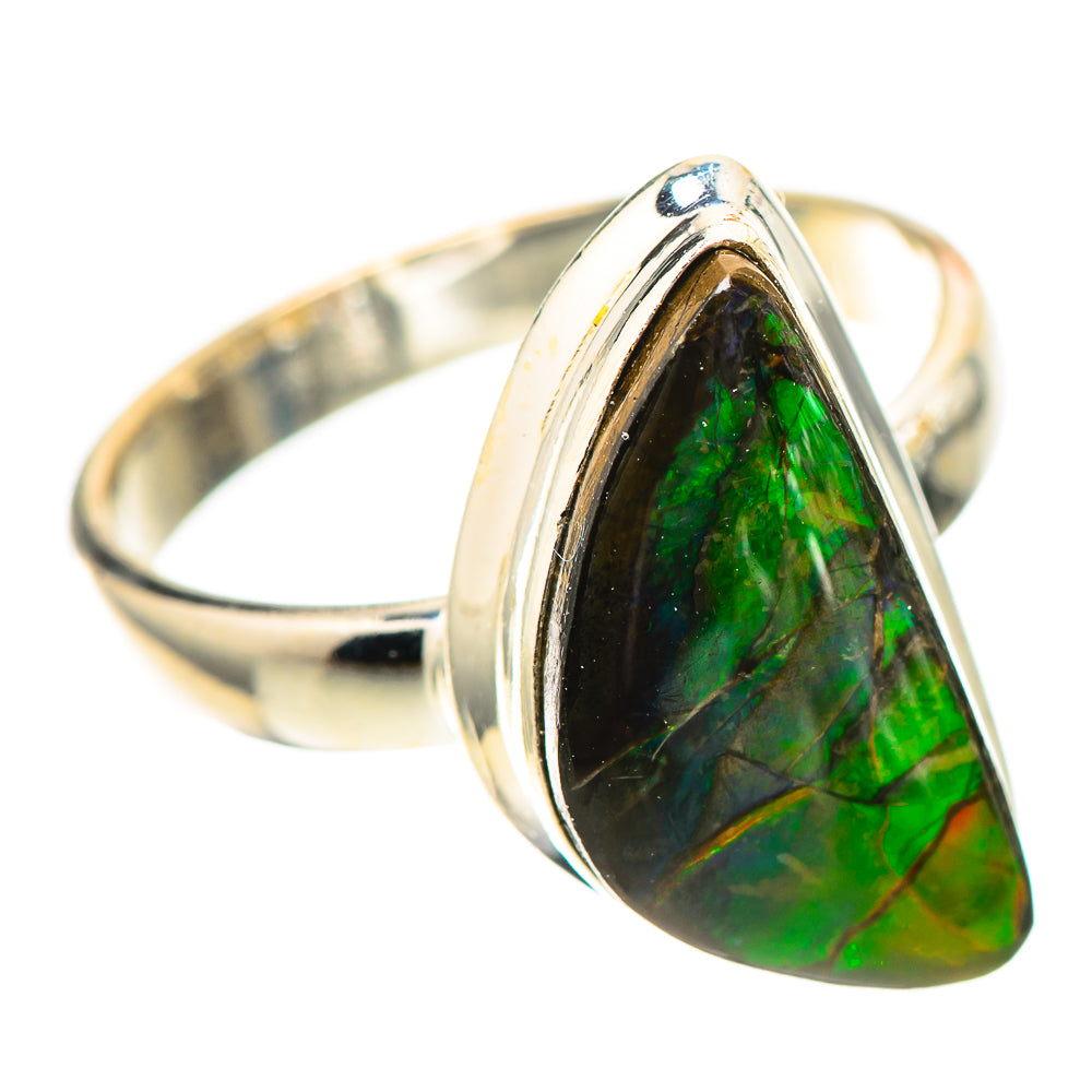 Ammolite Ring Size 8.25 (925 Sterling Silver) RING139279
