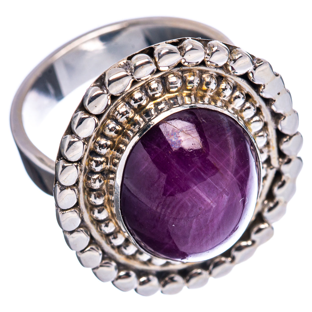 20+ ct Premium Star Ruby Ring Size 7 Adjustable (.925 Sterling Silver)