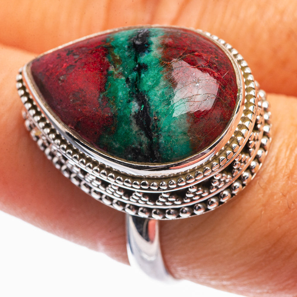 Bloodstone Ring Size 8.25 (925 Sterling Silver) R142019