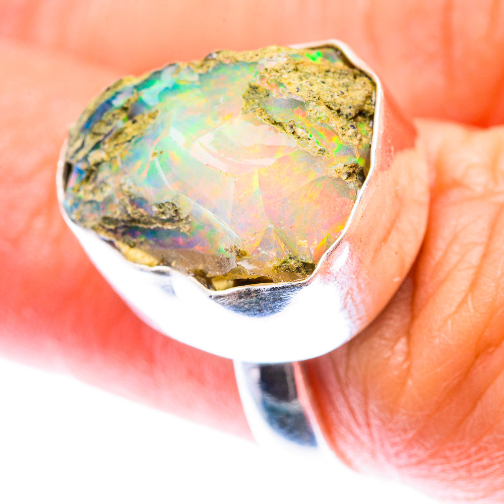 Raw Ethiopian Opal Ring Size 5.5 (925 Sterling Silver) RING140168