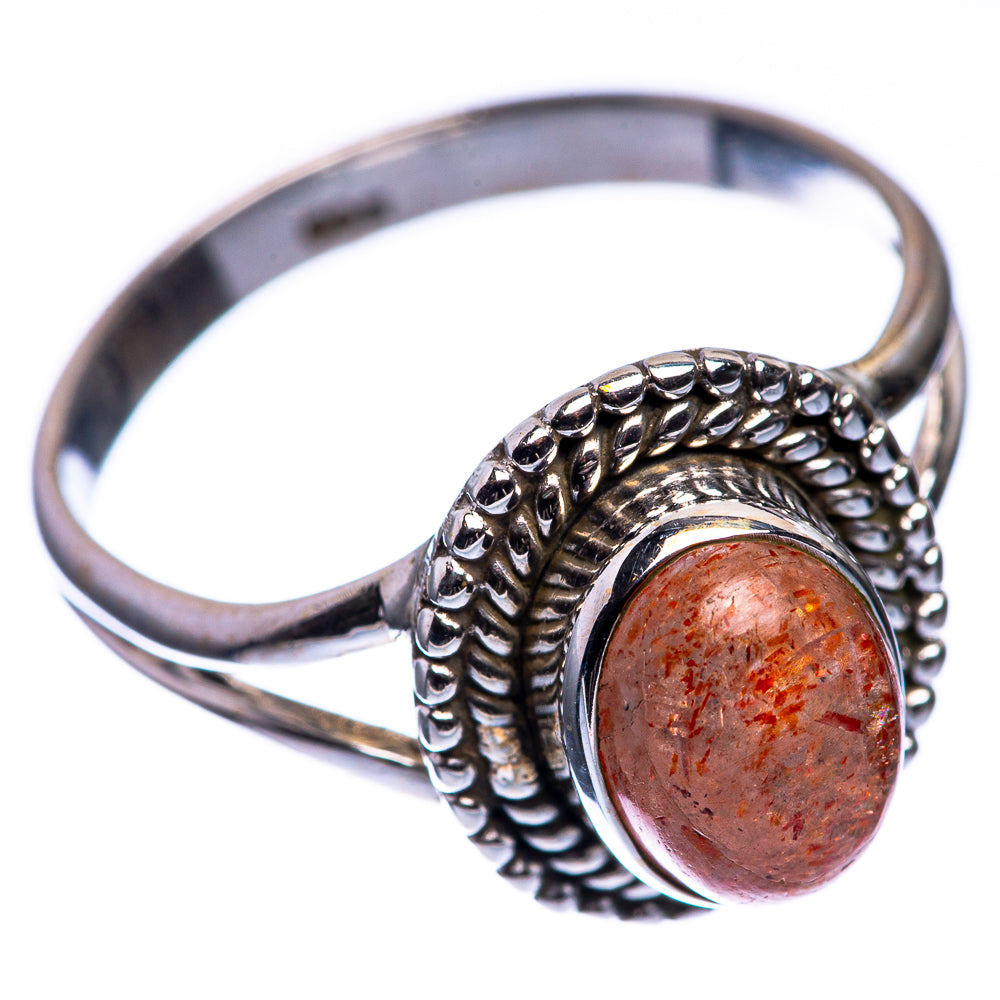 Sunstone Dainty Ring Size 6 (925 Sterling Silver) R142573