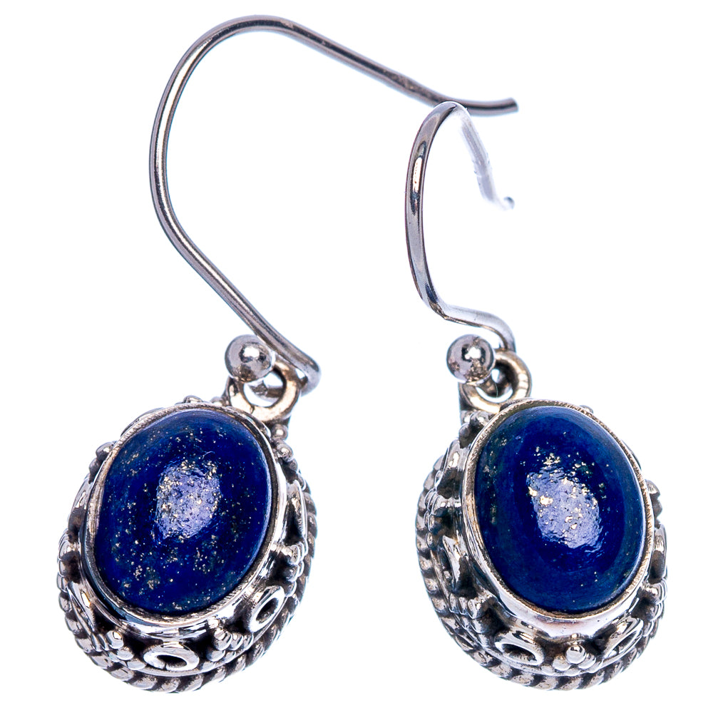Lapis Lazuli Earrings 1 1/8" (925 Sterling Silver) E433266