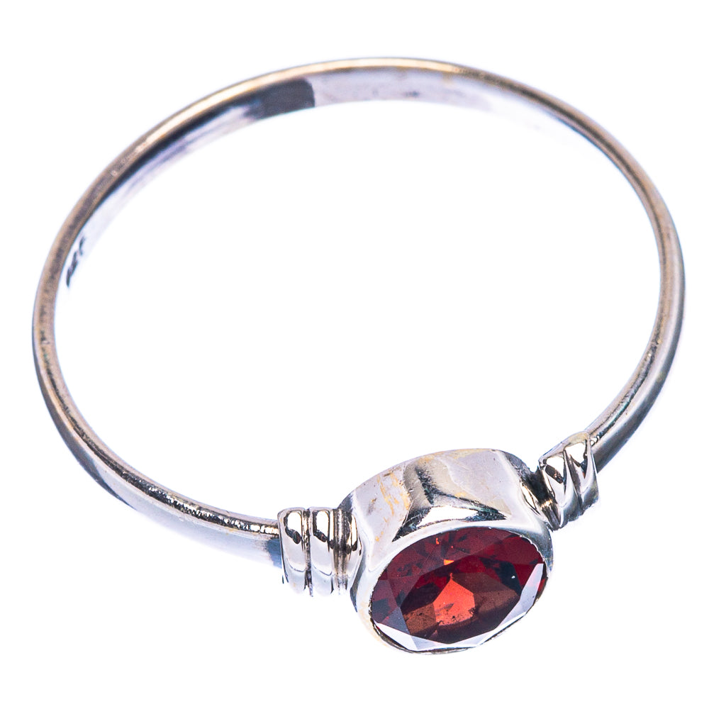 Garnet Dainty Ring Size 8.75 (925 Sterling Silver) R146875