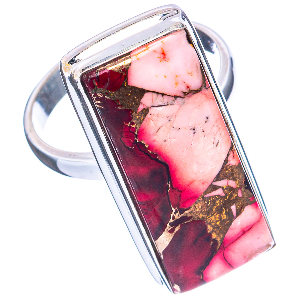 Red Dahlia Mohave Turquoise Ring Size 7.75 (.925 Sterling Silver)