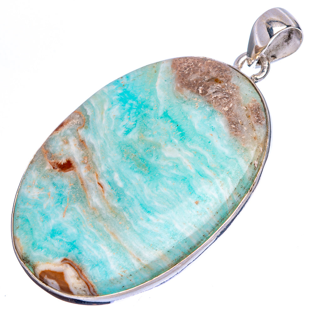 Larimar Pendant 2" (925 Sterling Silver) P43104