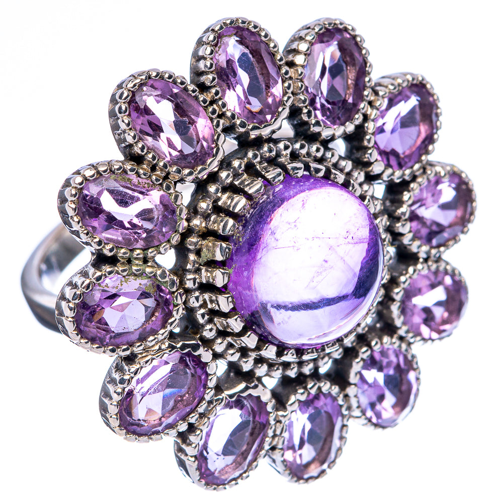 Large Amethyst Ring Size 8 (925 Sterling Silver) R146242