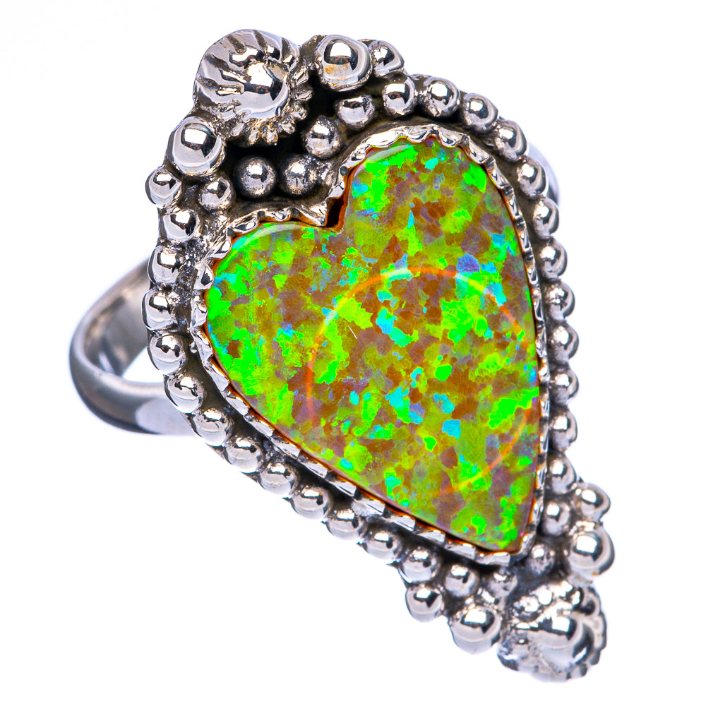 Synthetic Opal Ring Size 7.25 (925 Sterling Silver) R146166