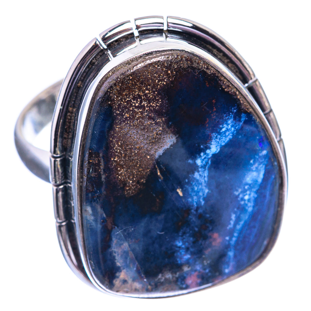 Large Boulder Opal Ring Size 10 (925 Sterling Silver) R142193