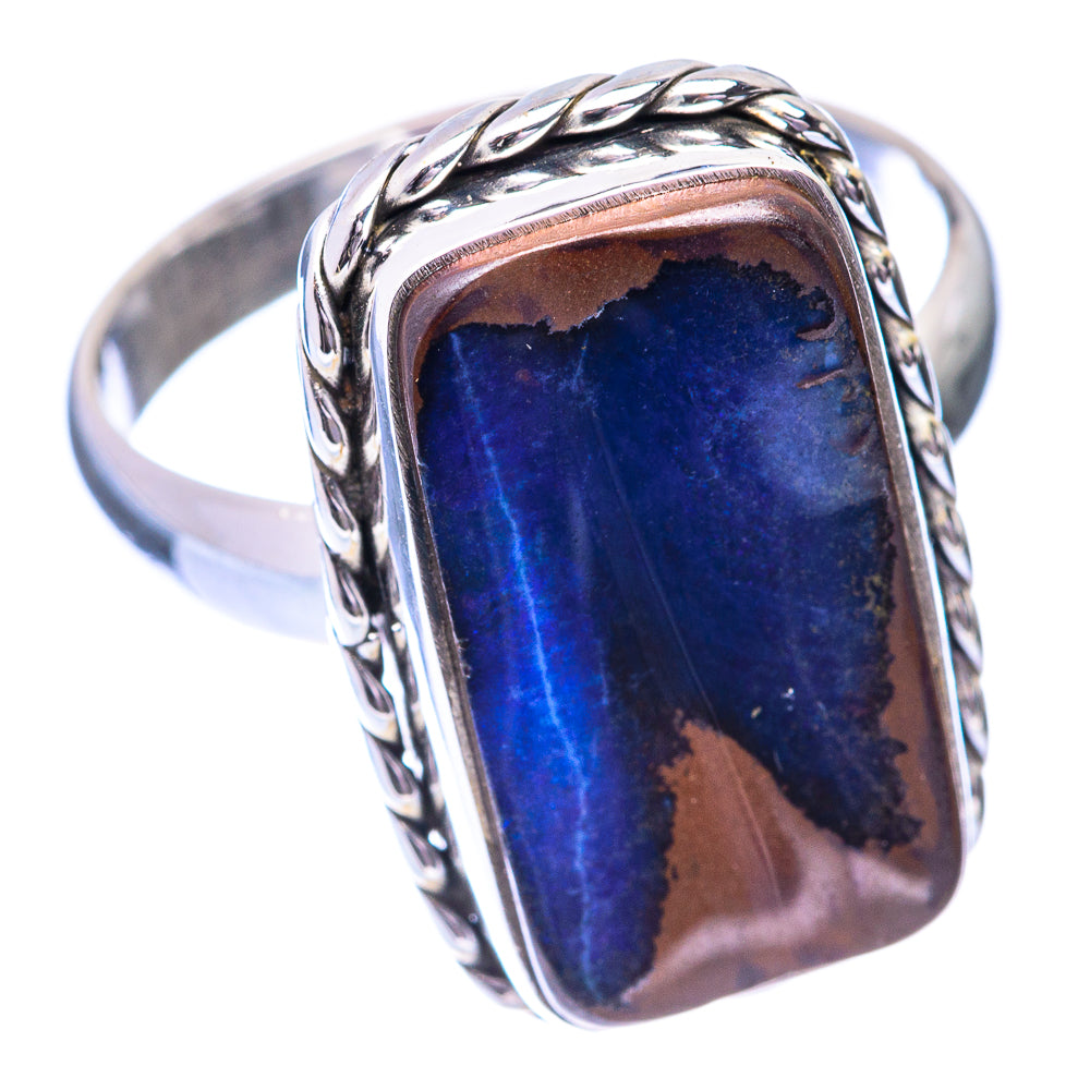 Boulder Opal Ring Size 9 (925 Sterling Silver) R140953