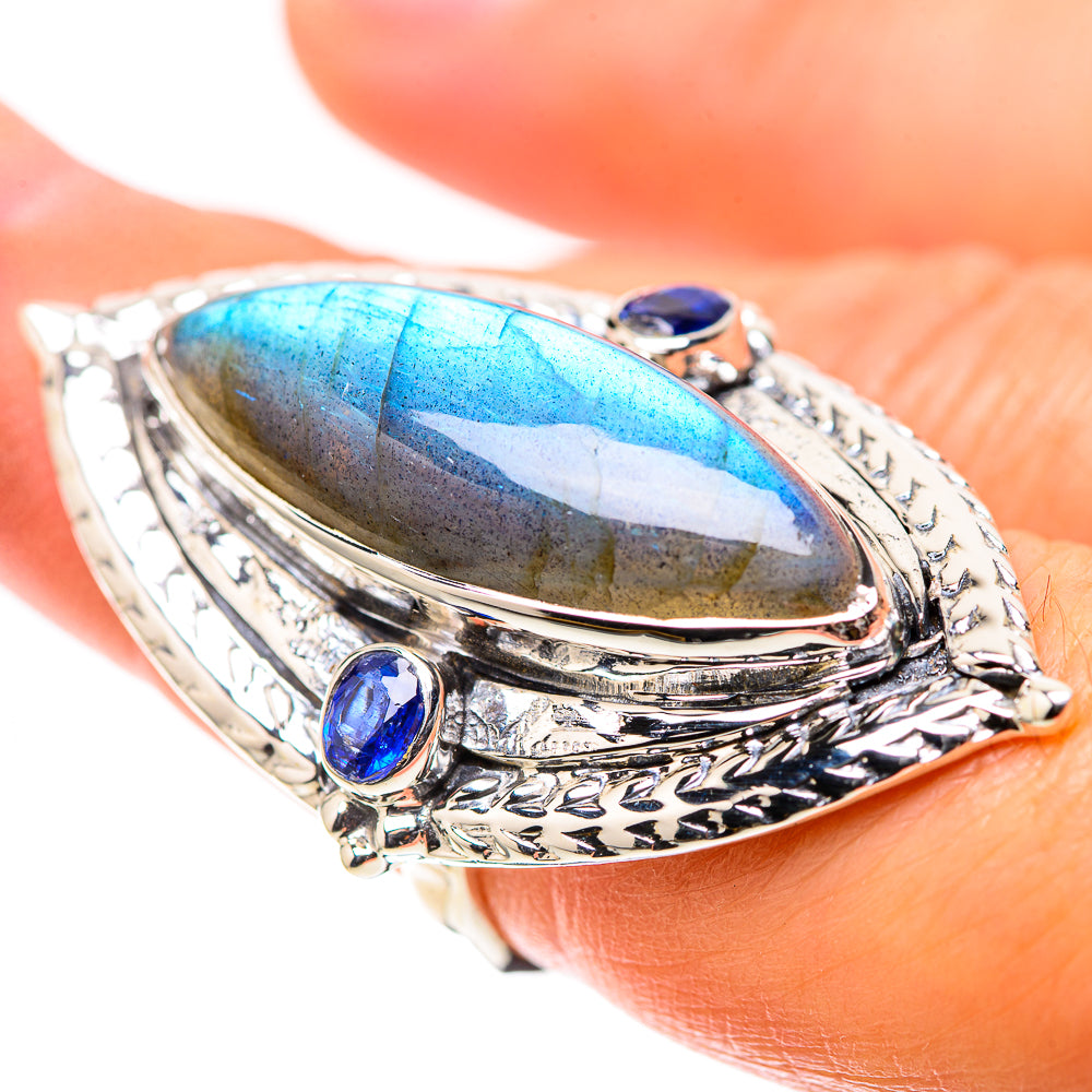 Signature Large Labradorite, Tanzanite Ring Size 6.25 (925 Sterling Silver) RING138309