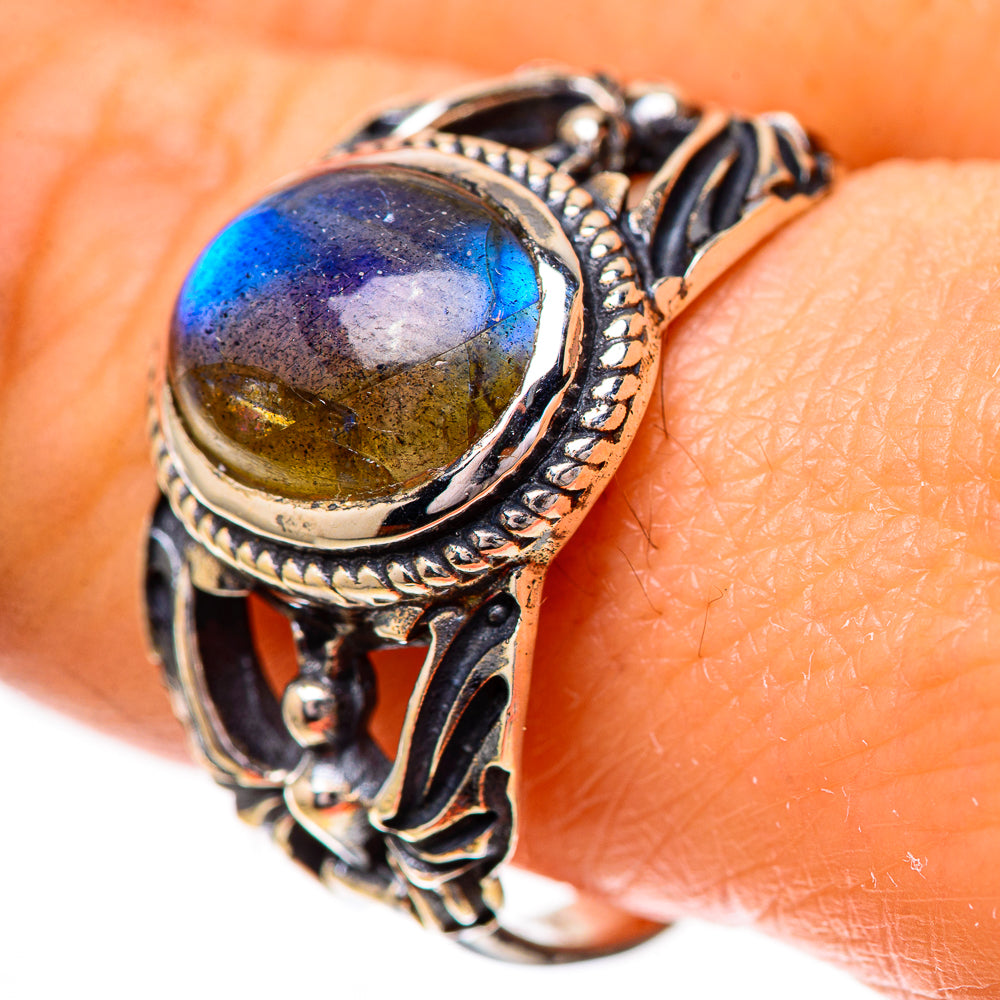 Labradorite Ring Size 10 (925 Sterling Silver) RING139856