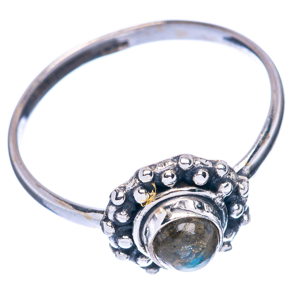 Labradorite Dainty Ring Size 9.25 (925 Sterling Silver) R145733