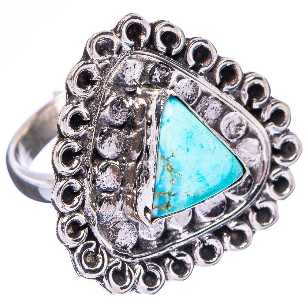 Rare Golden Hills Turquoise Ring Size 5.5 (925 Sterling Silver) R4254