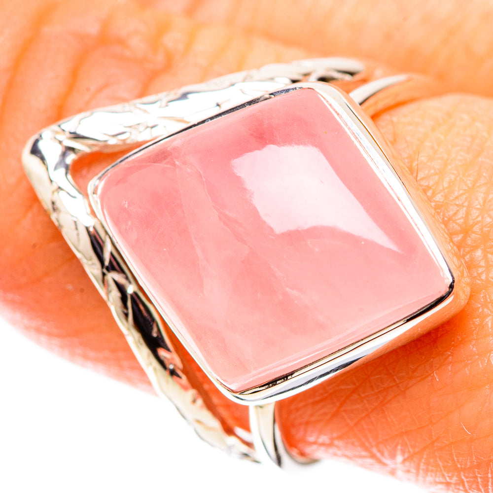 Premium Rose Quartz Ring Size 8.75 (925 Sterling Silver) RING138121