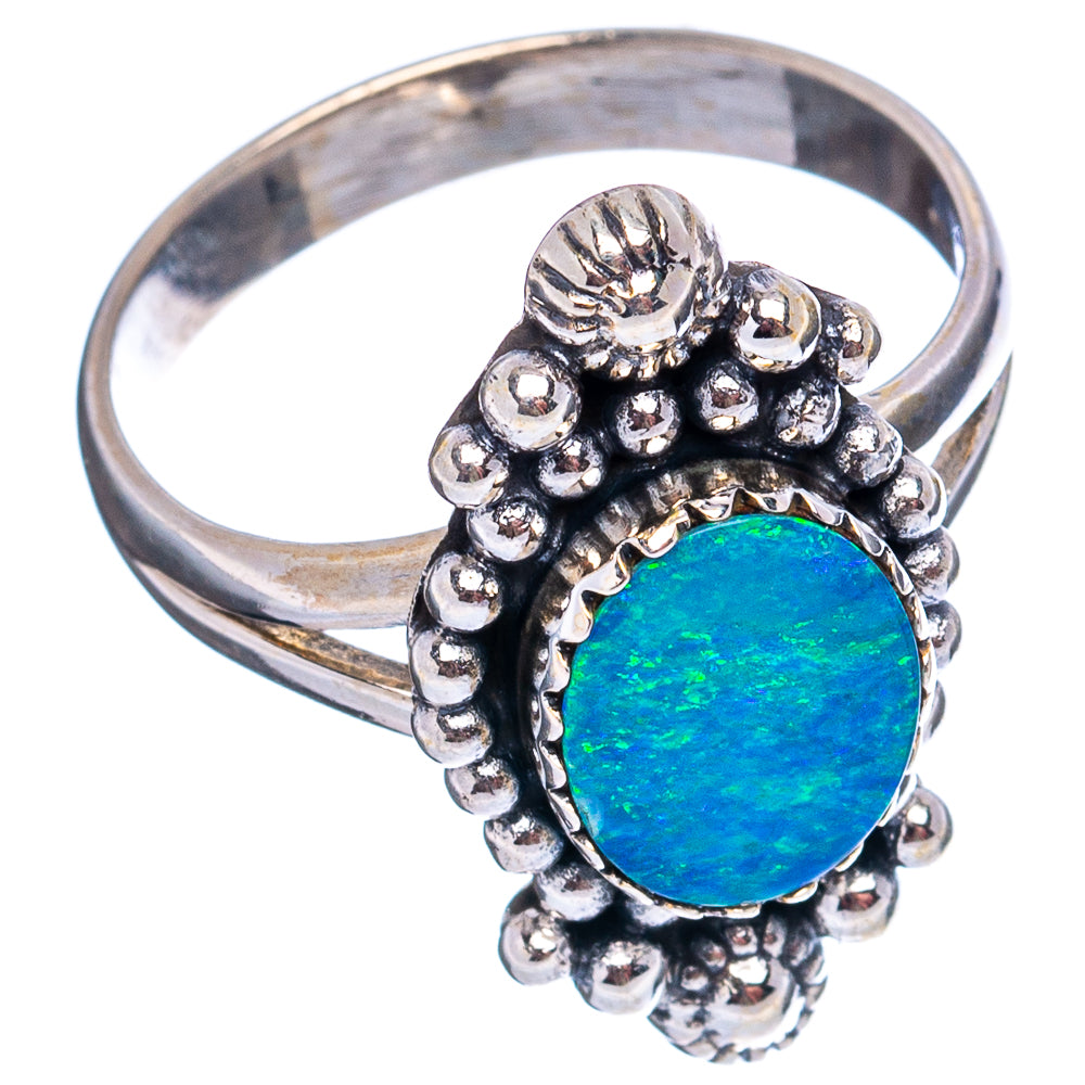 Rare Triplet Opal Ring Size 8.75 (.925 Sterling Silver)